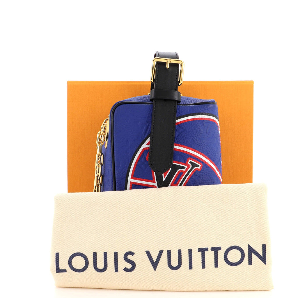 LV x NBA Cloakroom Dopp Kit Printed Monogram Taurillon Leather