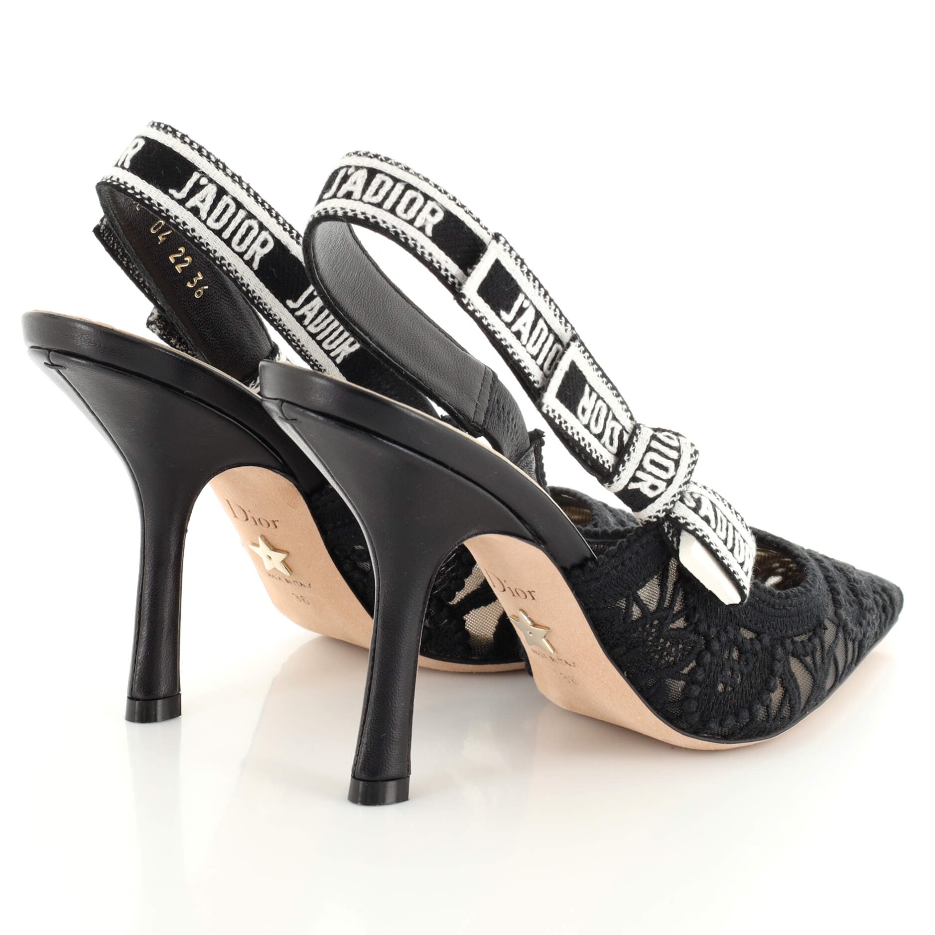 Women's J'Adior Slingback Pumps Embroidered Fabric 100