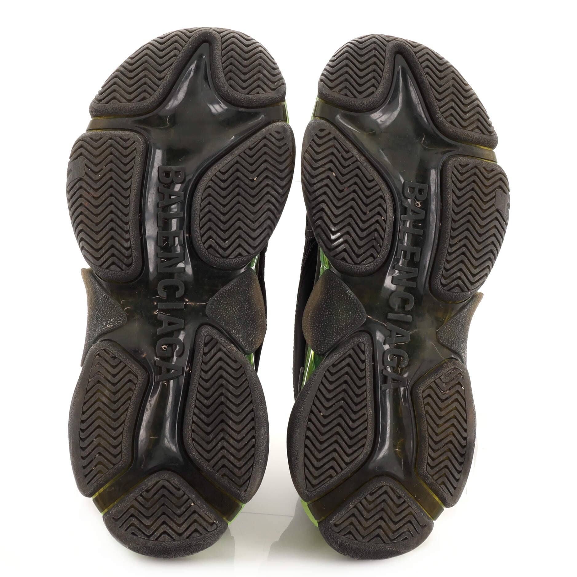 Men's Triple S Sneakers Fabric and Mesh with Leather
