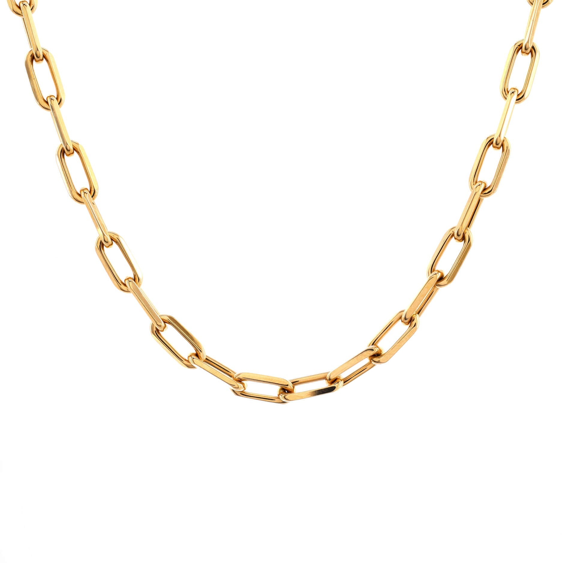 Santos Dumont Chain Necklace 18K Yellow Gold