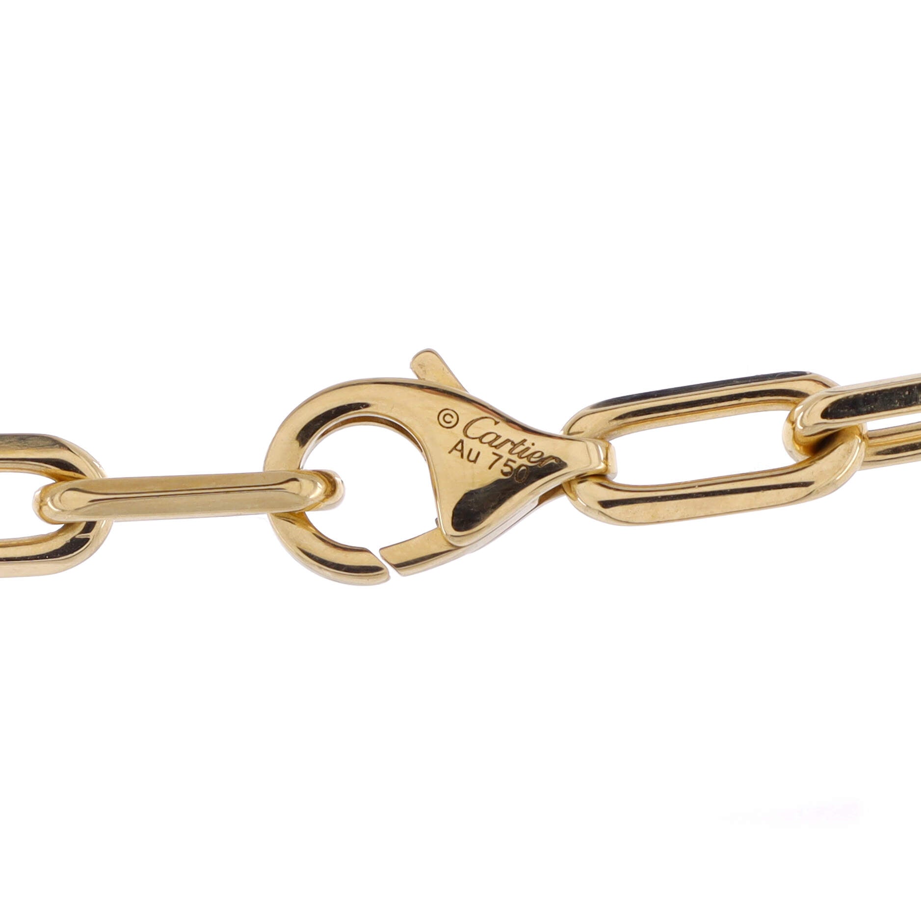 Santos Dumont Chain Necklace 18K Yellow Gold