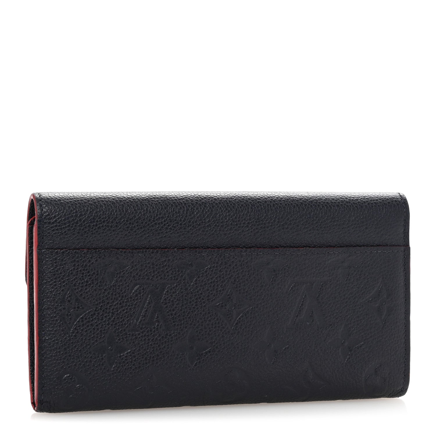 Empreinte Sarah Wallet NM Marine Rouge