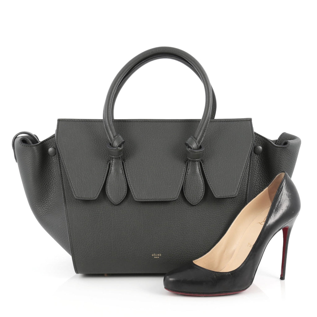 Tie Knot Tote Grainy Leather Mini