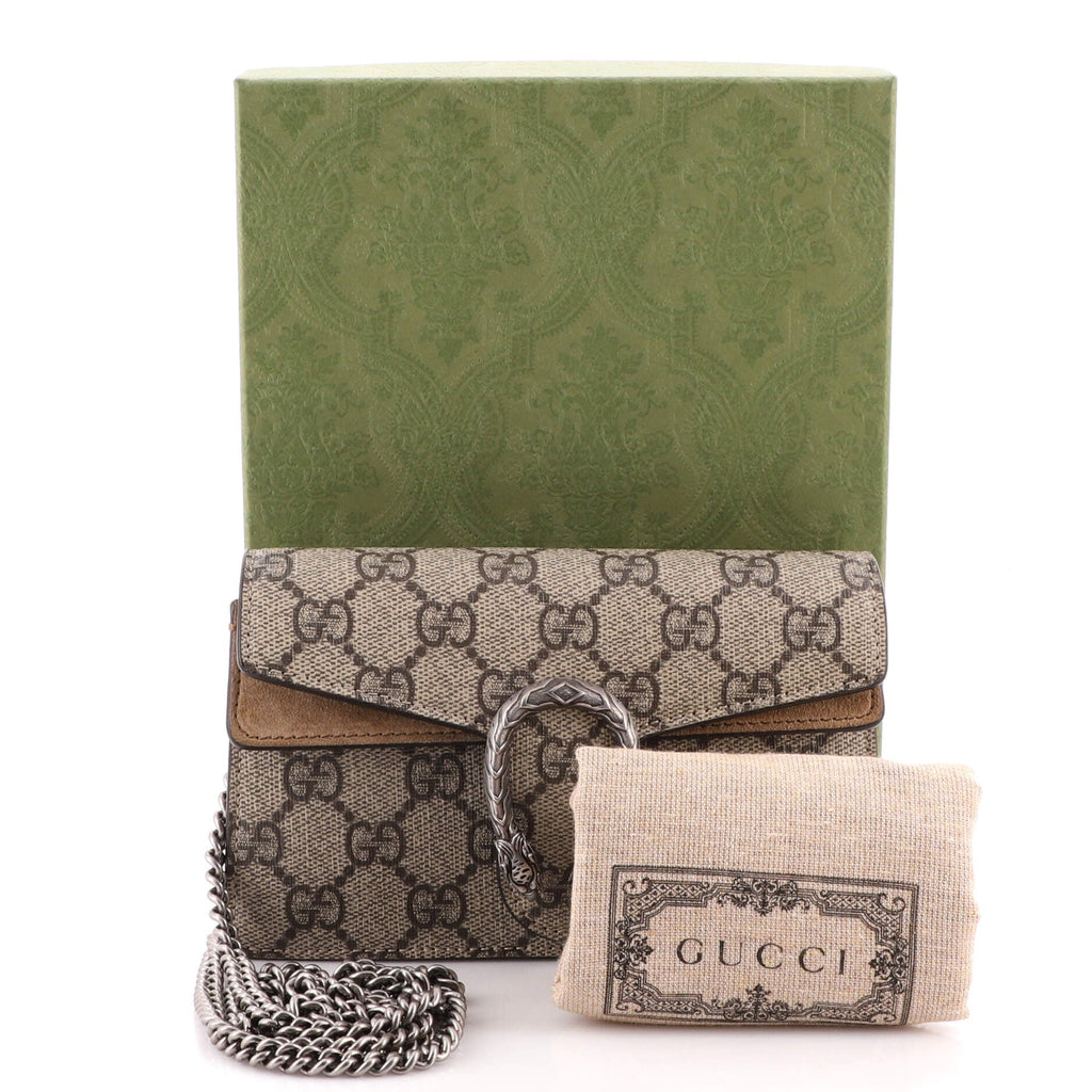 Dionysus Bag GG Coated Canvas Super Mini