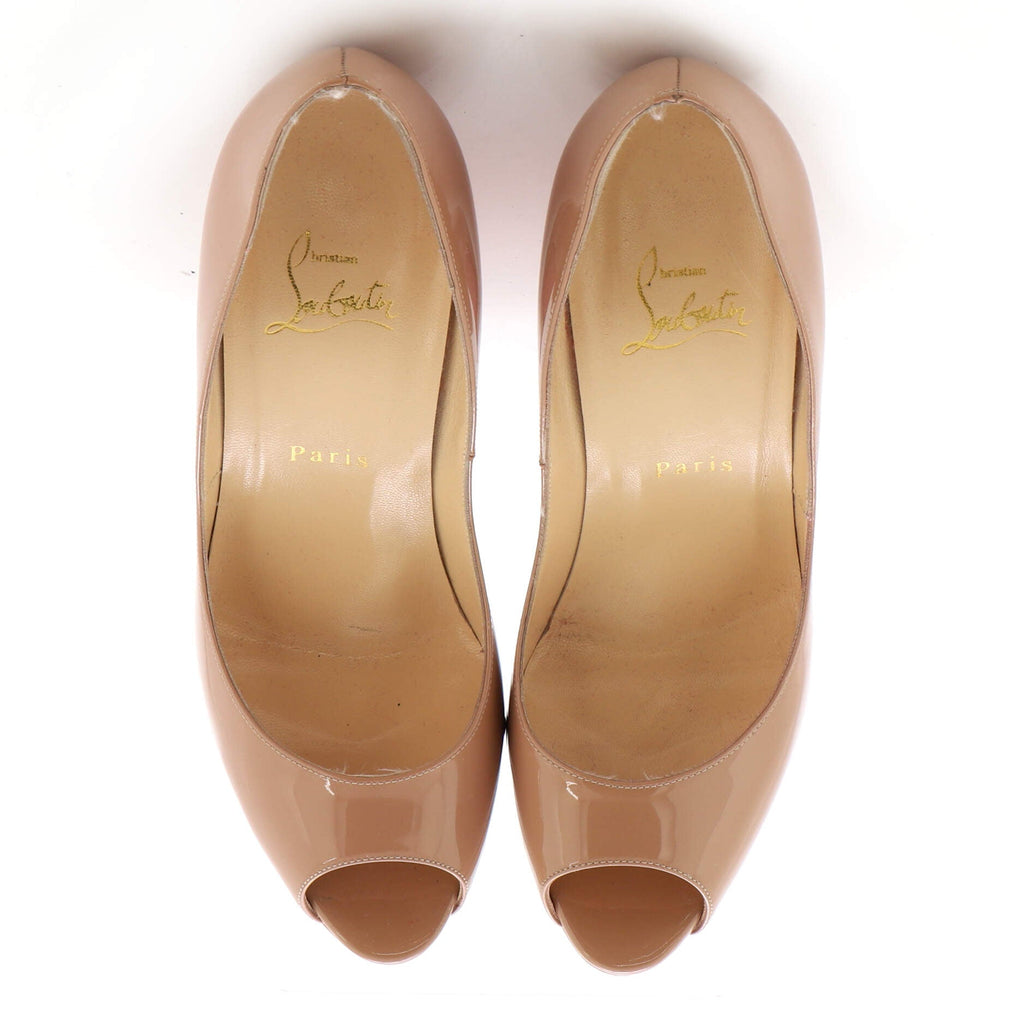 Women's Lady Peep Platform Pumps Patent 150
