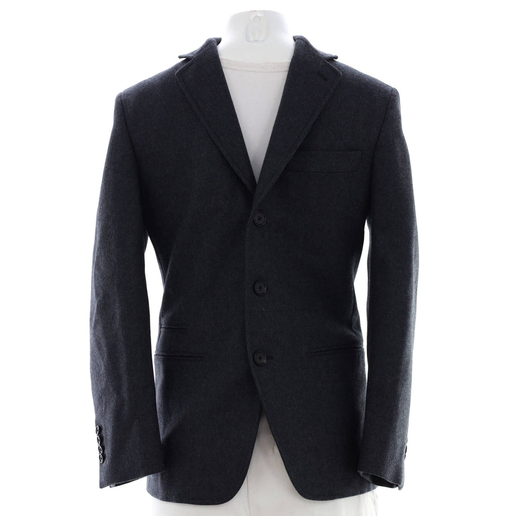 Men's Single Breasted Blazer Wool