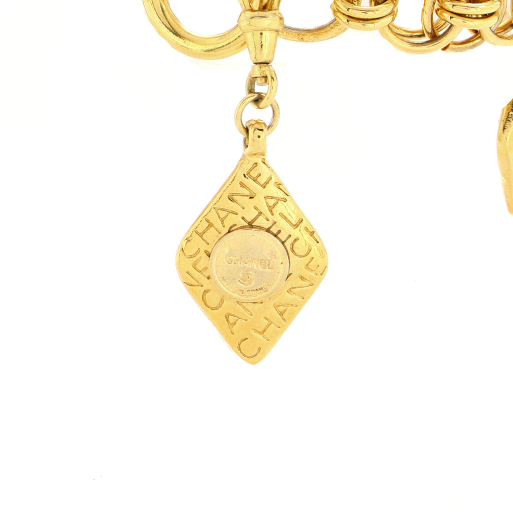Vintage Charm Chain Bracelet Necklace Metal