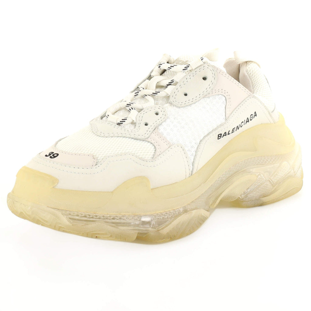 Women's Triple S Sneakers Fabric and Mesh with Leather