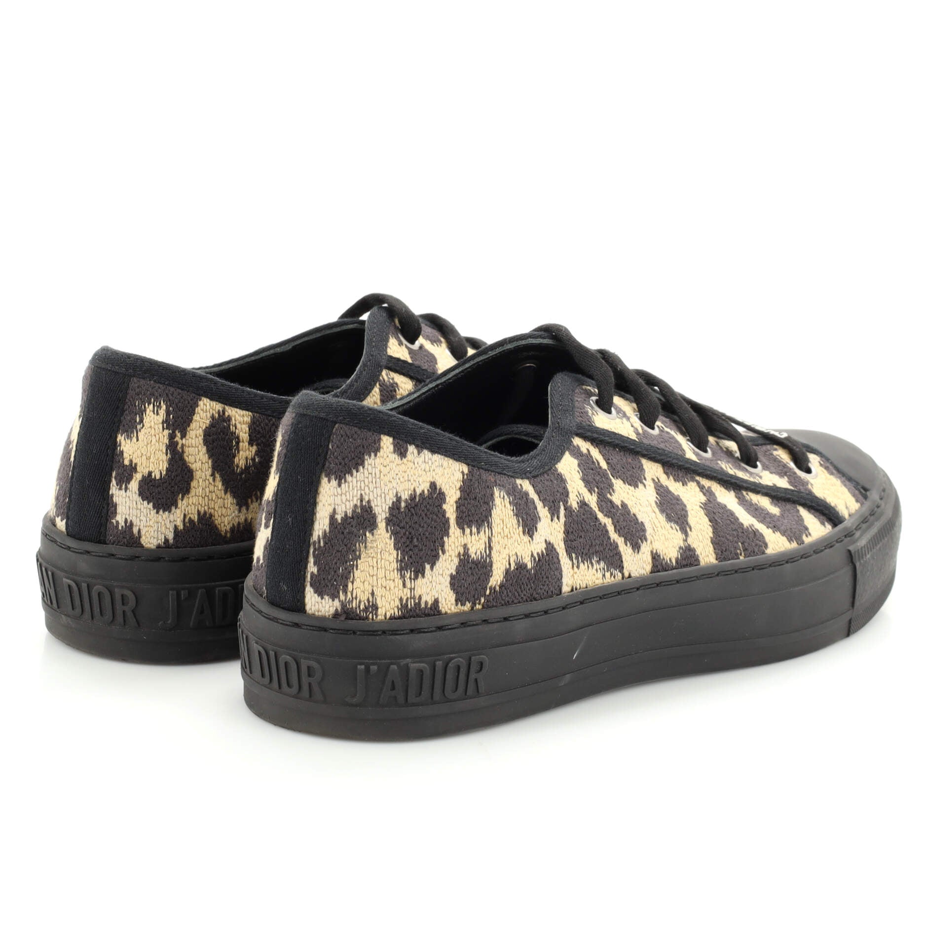 Women's Walk'N'Dior Sneakers Embroidered Canvas