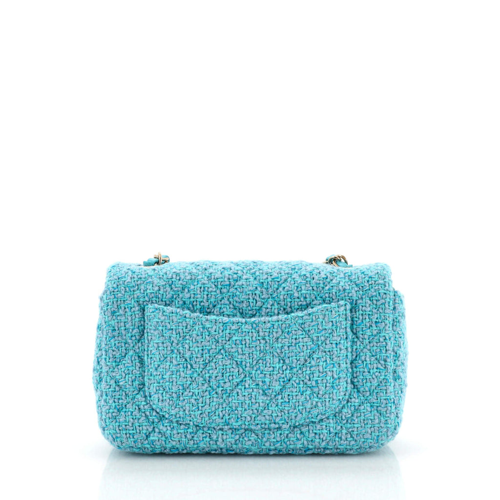 Classic Single Flap Bag Quilted Tweed Mini