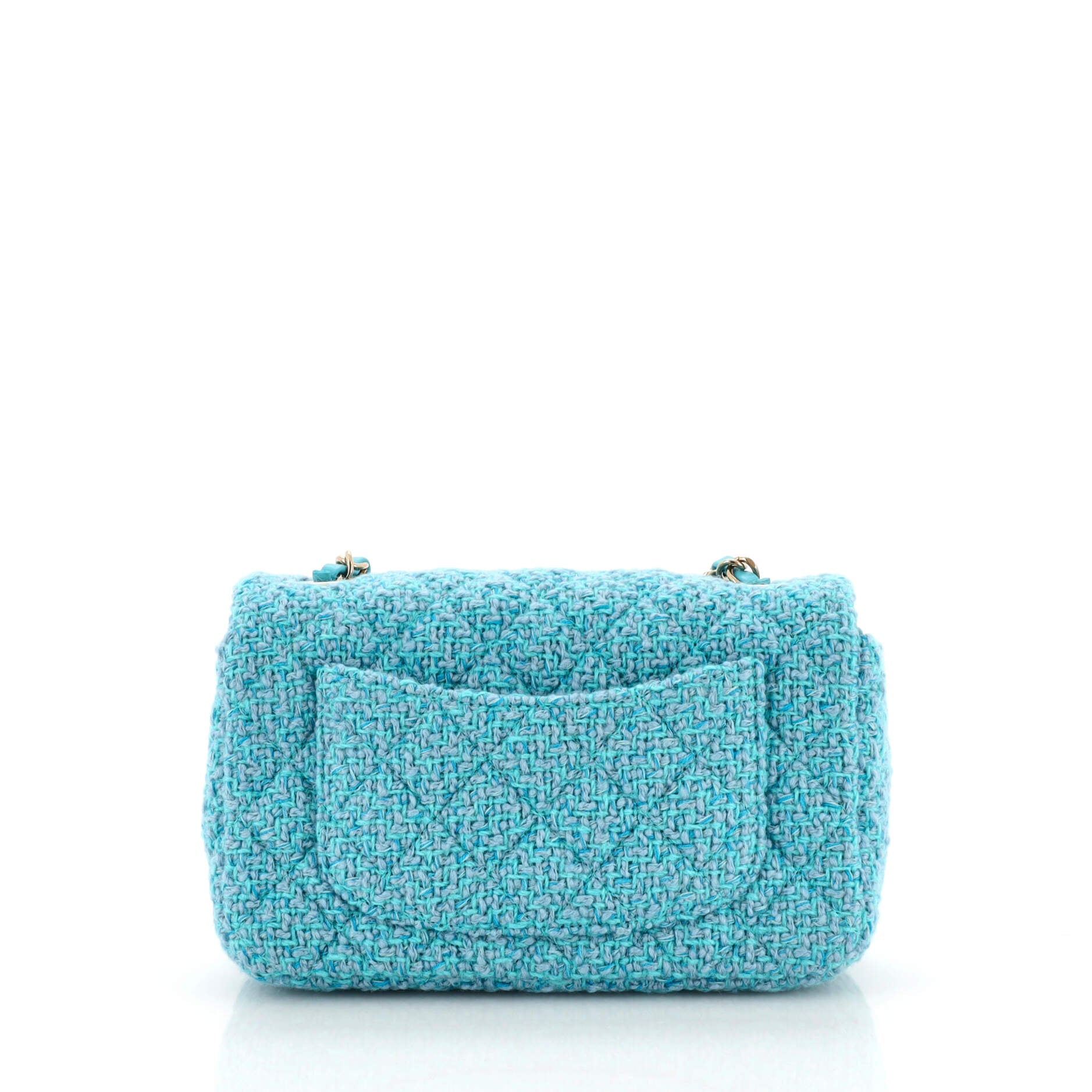 Classic Single Flap Bag Quilted Tweed Mini