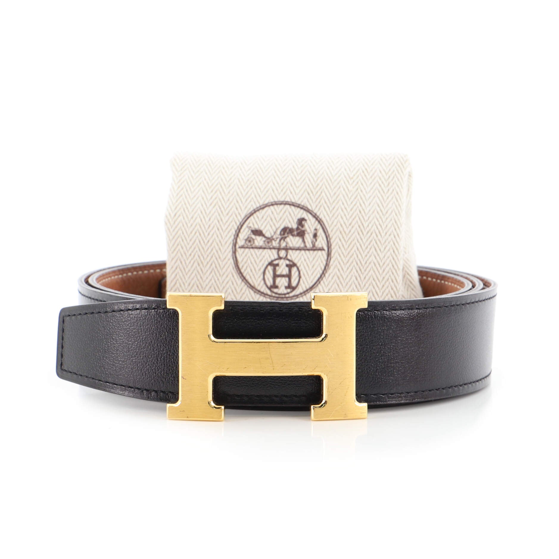 Constance Reversible Belt Leather Medium 100