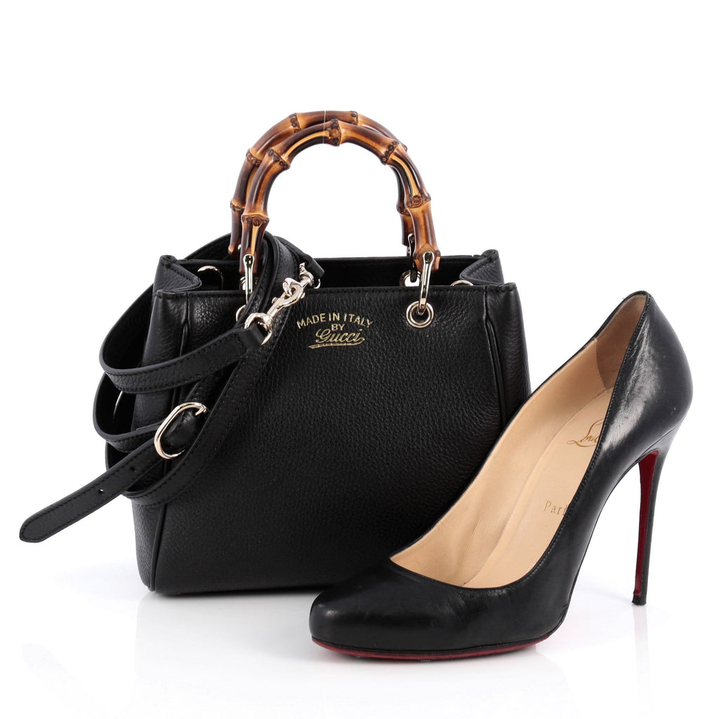 Gucci Bamboo Shopper Tote Leather Mini