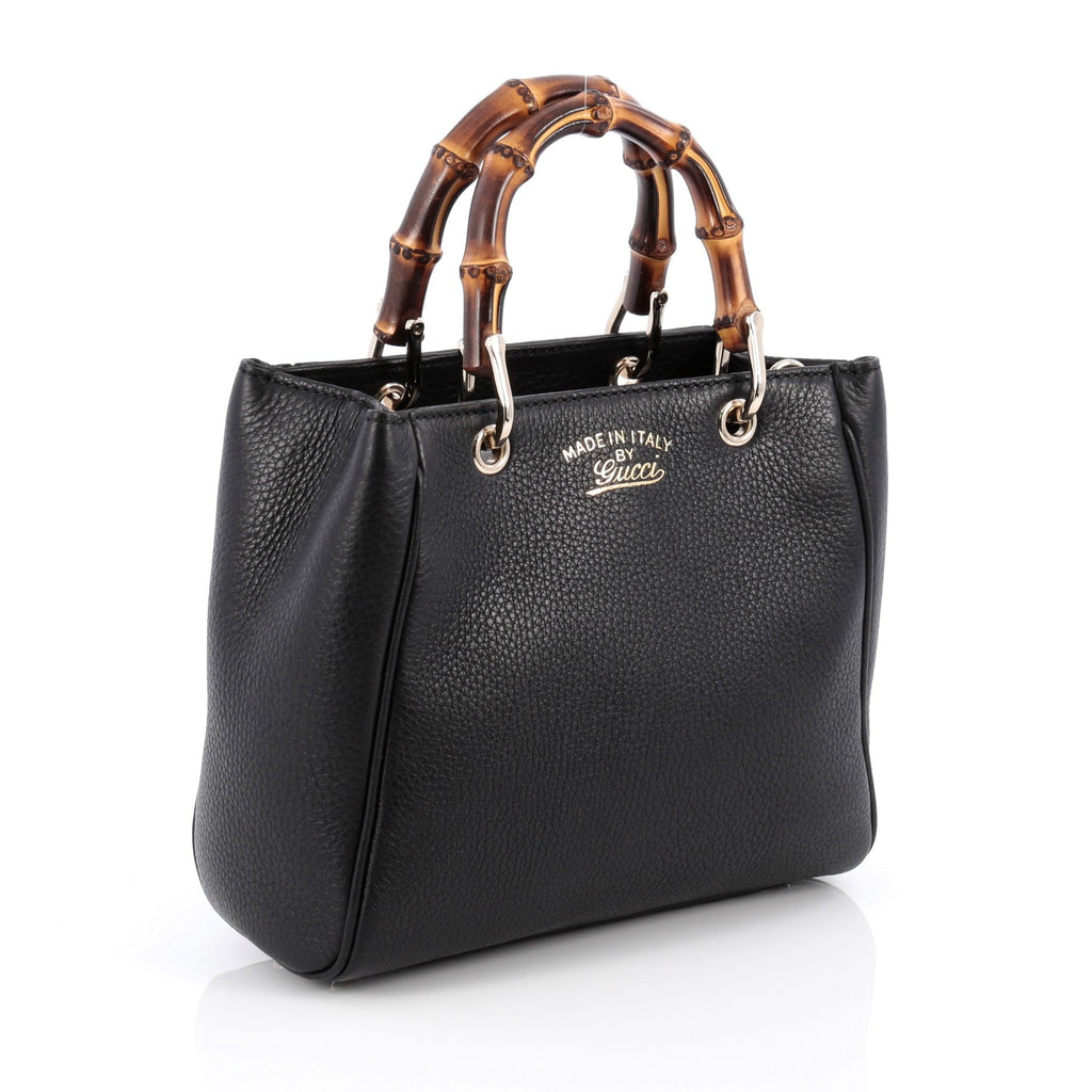 Gucci Bamboo Shopper Tote Leather Mini