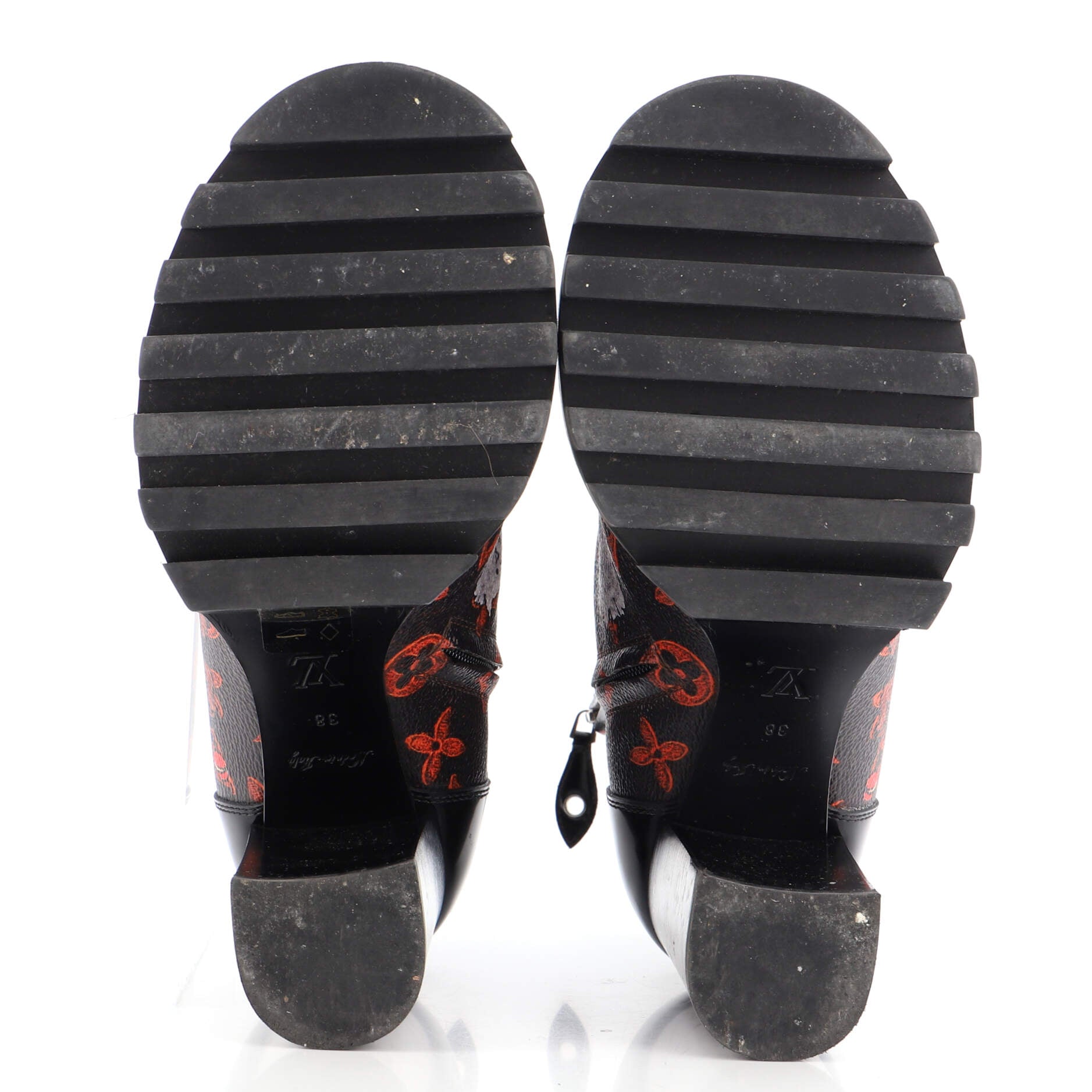 Women's Star Trail Ankle Boots Limited Edition Grace Coddington Catogram Canvas with Patent