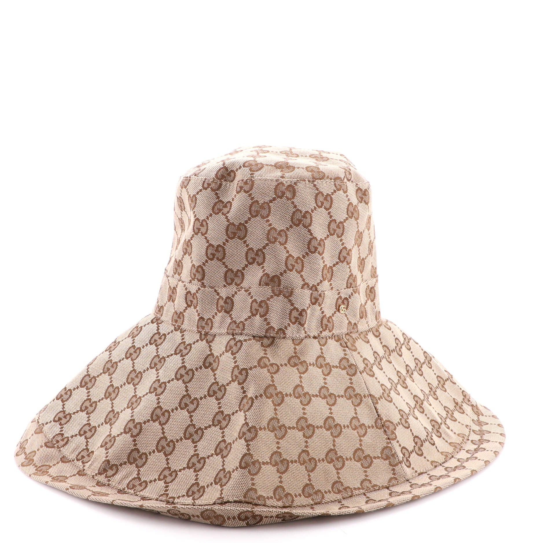 Wide Brim Hat GG Canvas