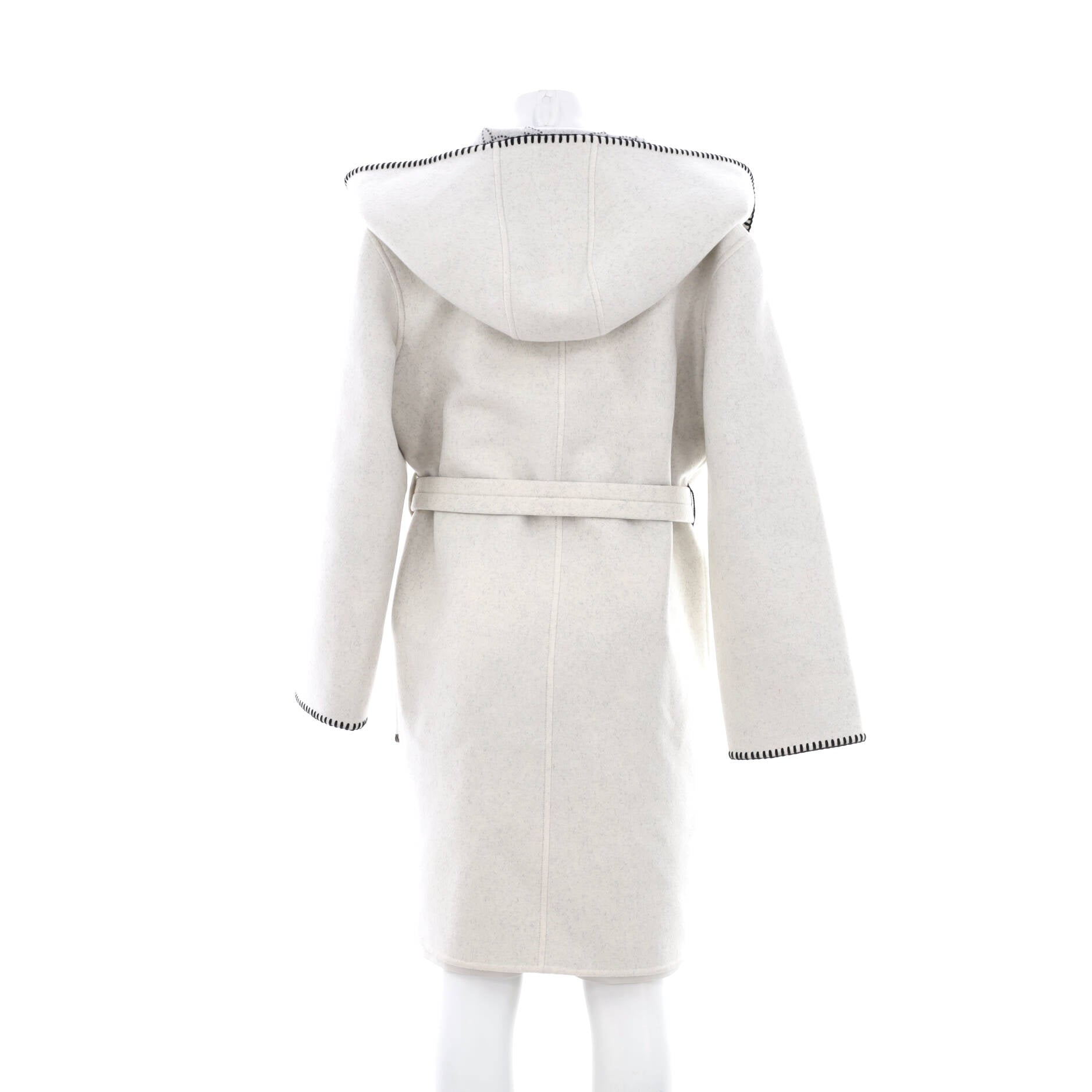 Women's Reversible Hooded Wrap Coat Mahina Wool