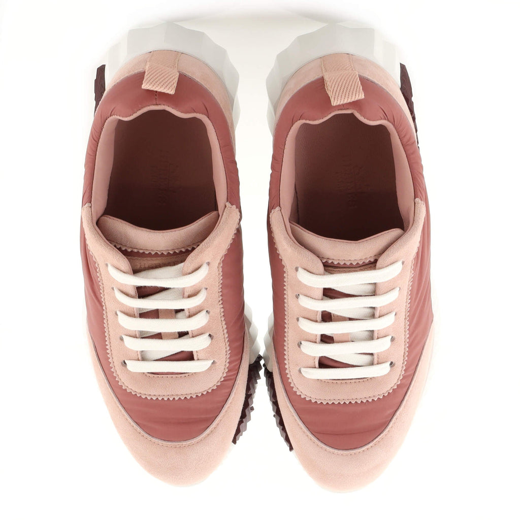 Women's Bouncing Sneakers Fabric and Suede