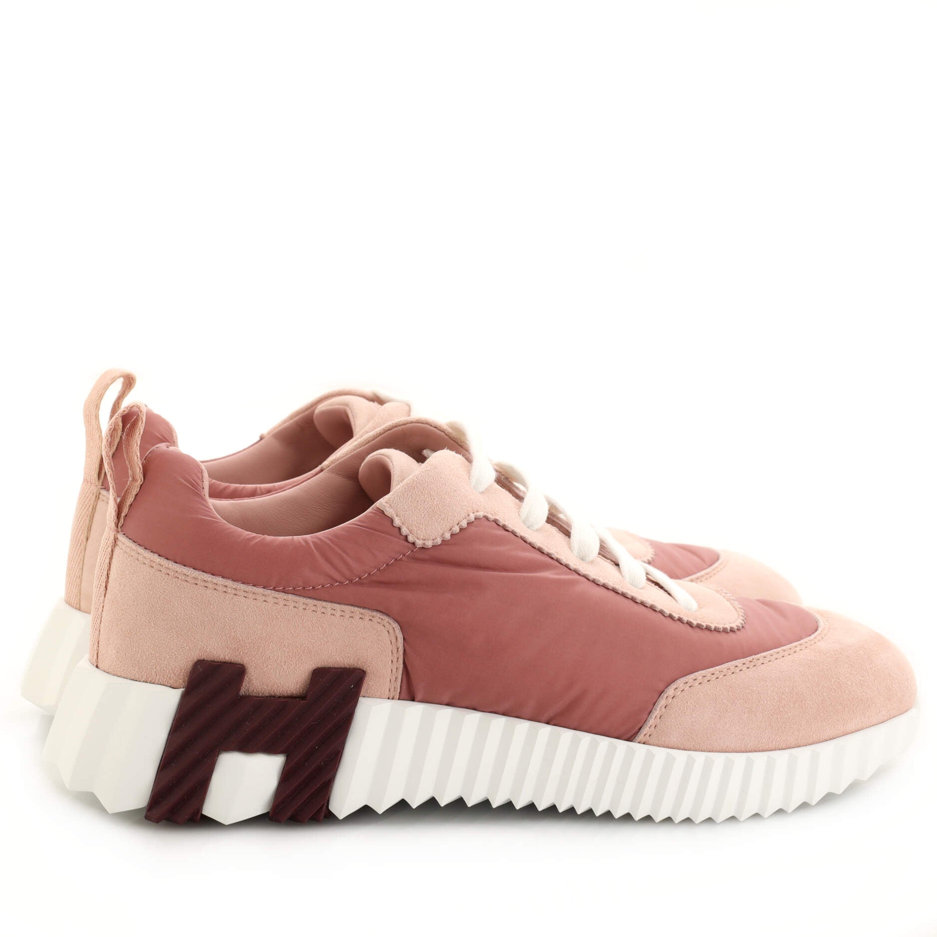 Women's Bouncing Sneakers Fabric and Suede