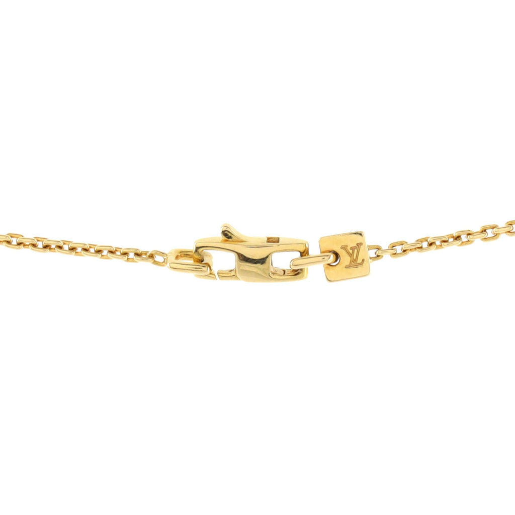 Signature Pendant Necklace 18K Yellow Gold with Diamonds