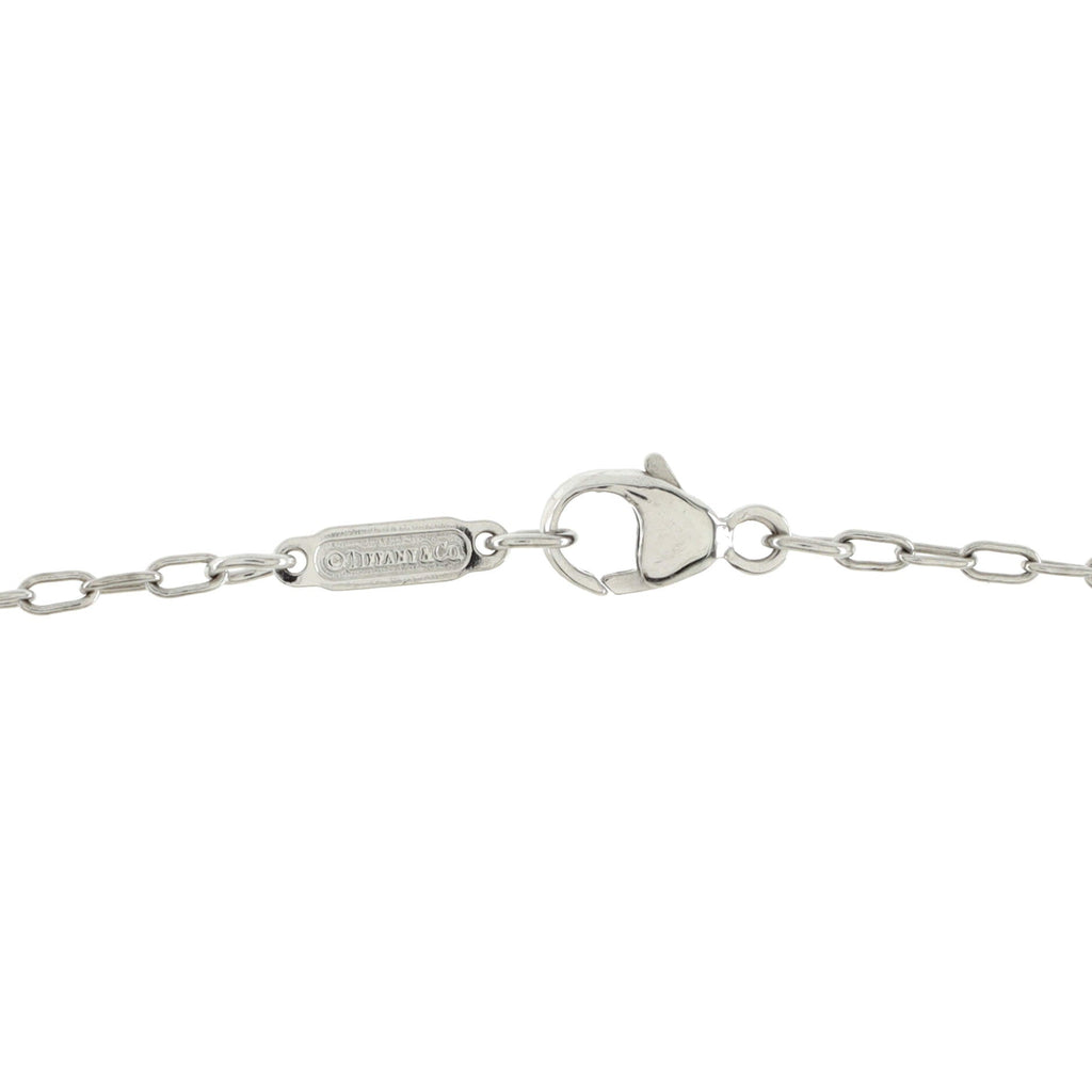 Etoile Cross Pendant Necklace 18K White Gold with Diamonds Medium