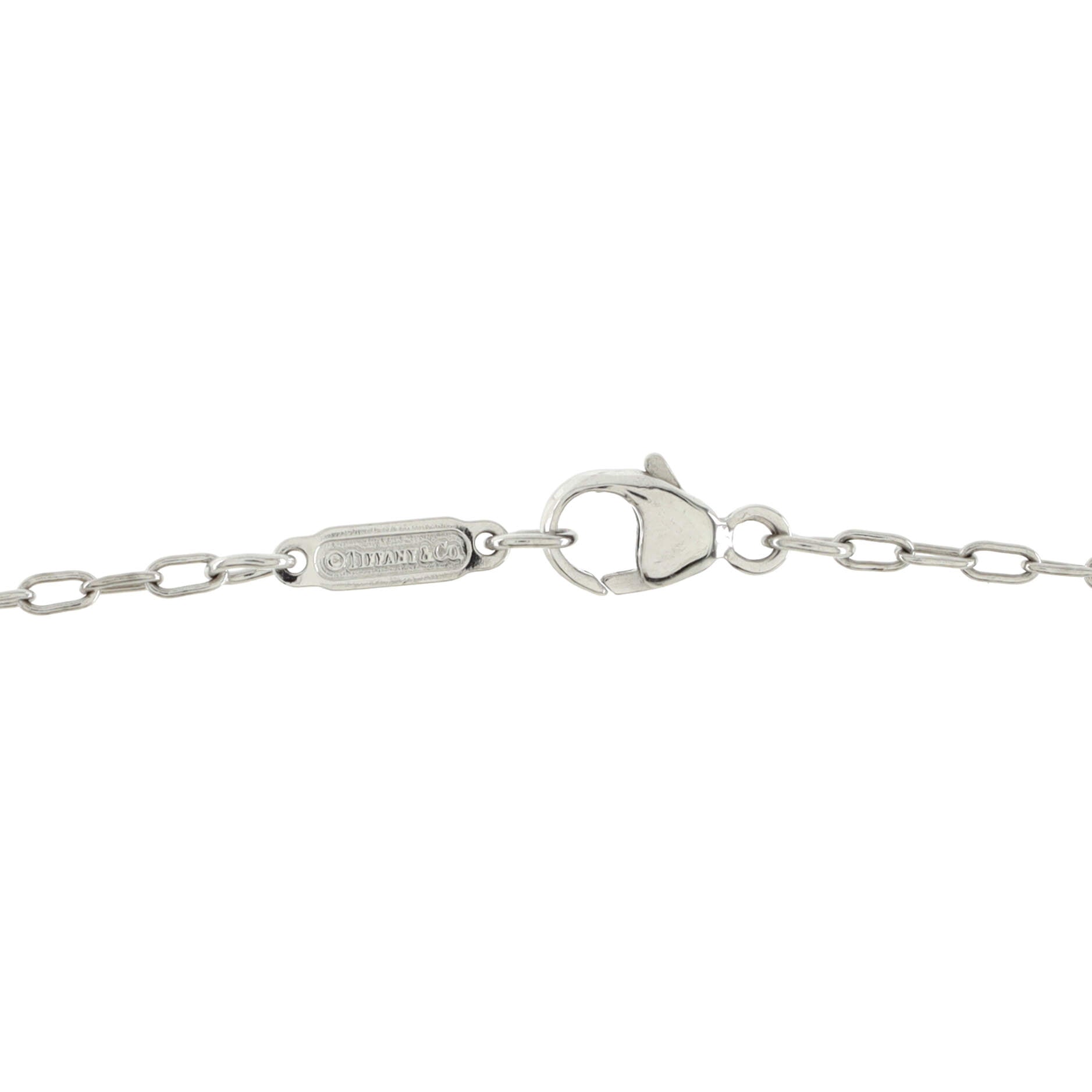 Etoile Cross Pendant Necklace 18K White Gold with Diamonds Medium