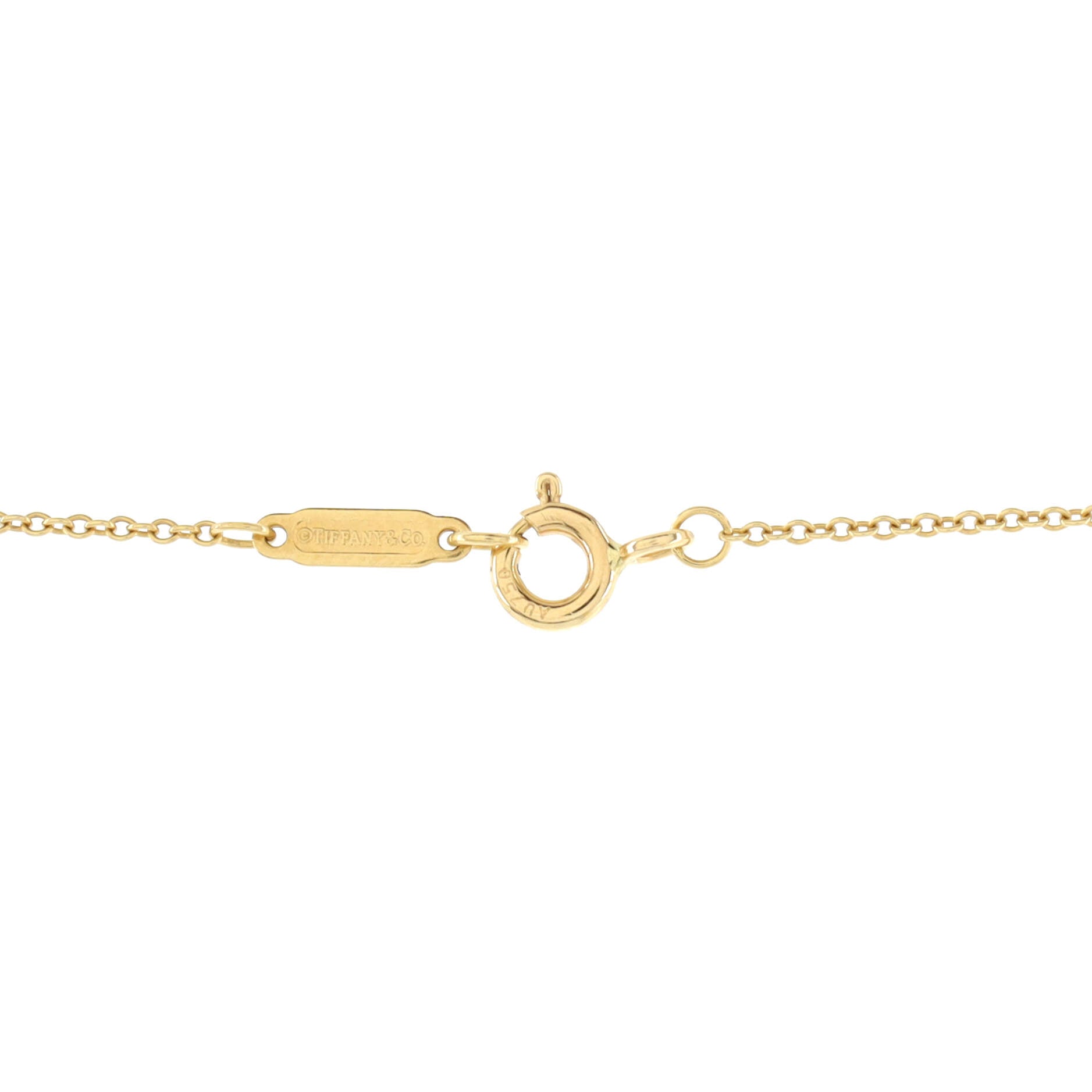 1837 Interlocking Circles Pendant Necklace 18K Yellow Gold