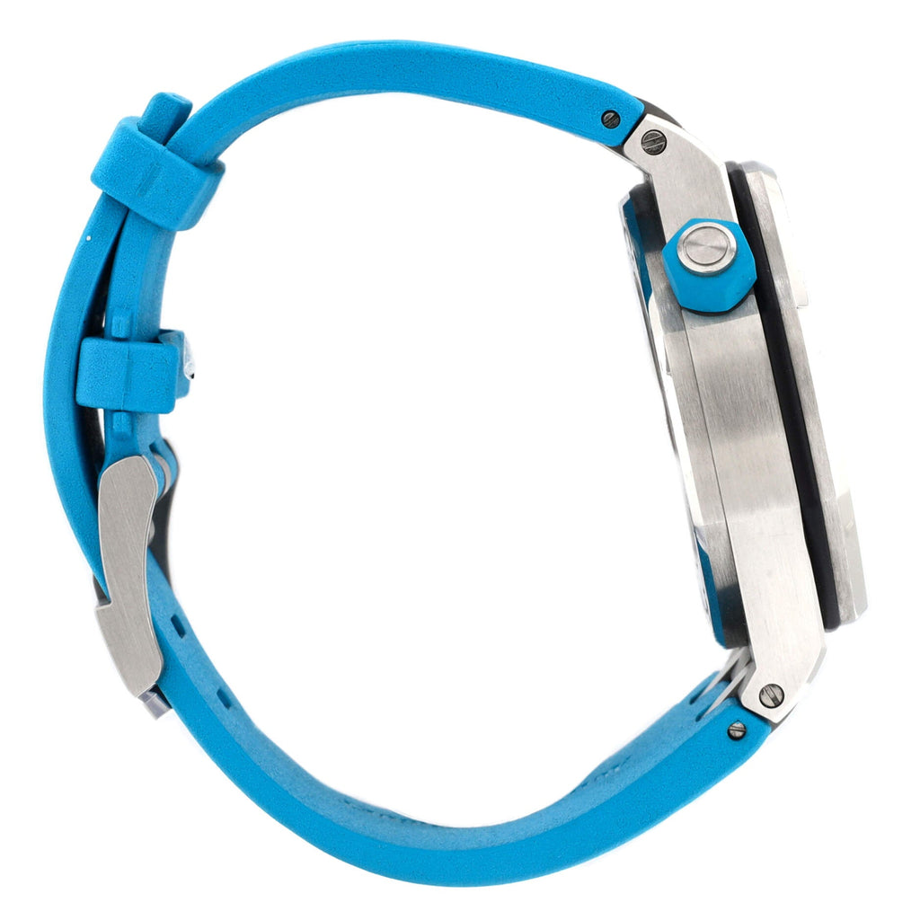 Royal Oak Offshore Diver Automatic Watch Stainless Steel and Rubber with Turquoise Dial 42