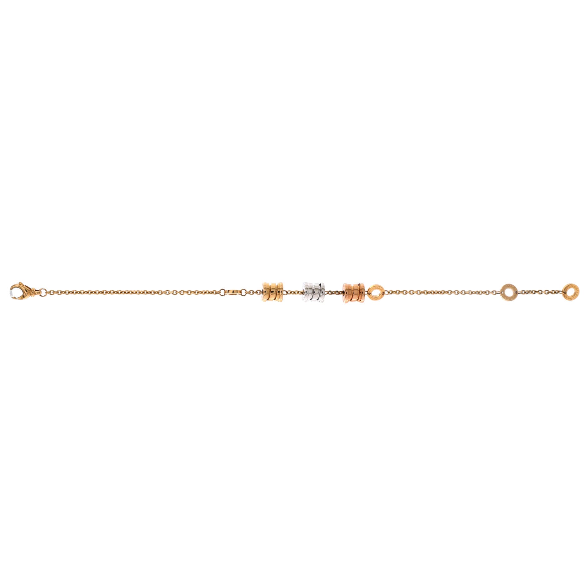 B.Zero1 Element Soft Station Bracelet 18K Tricolor Gold
