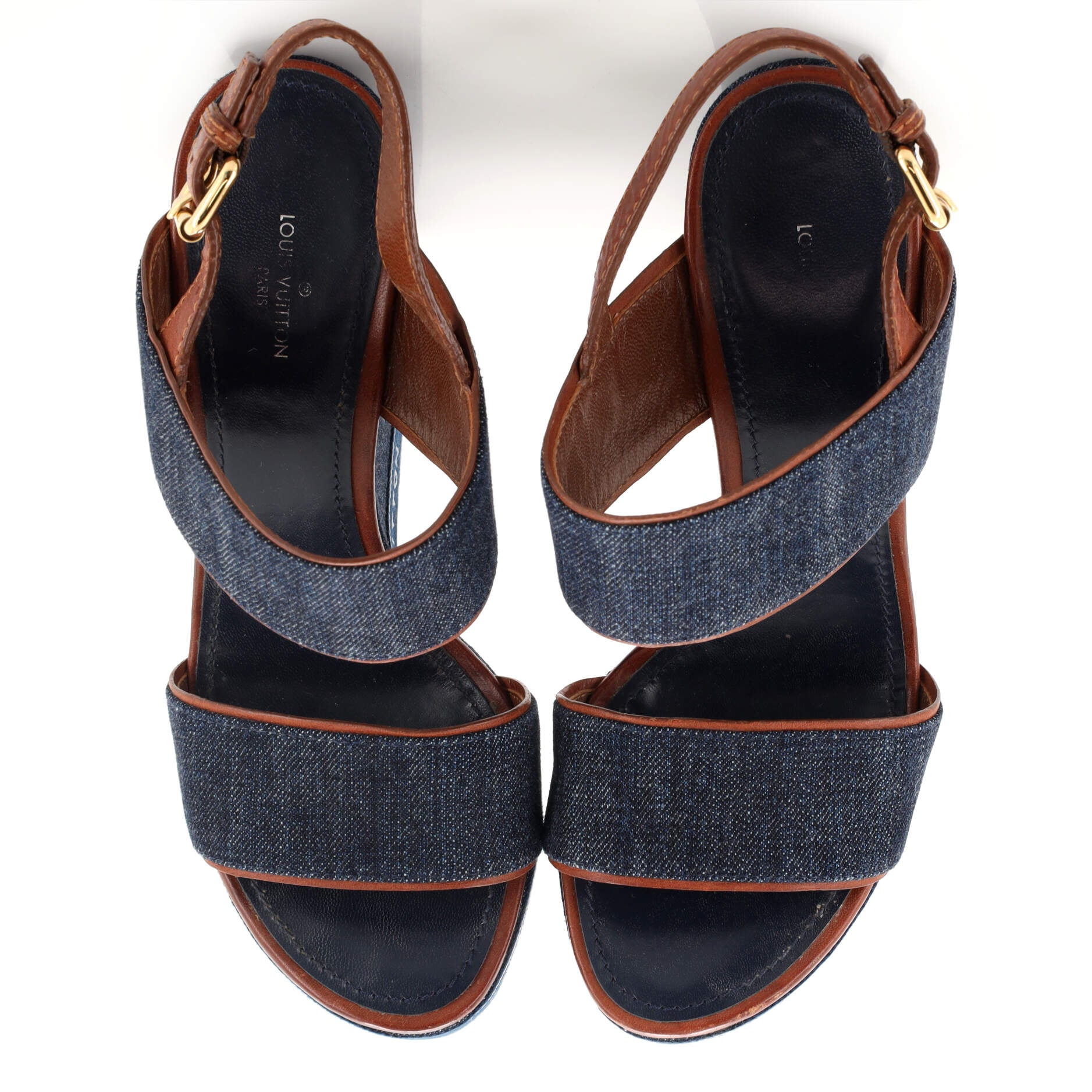 Women's Croisiere Wedge Sandals Denim