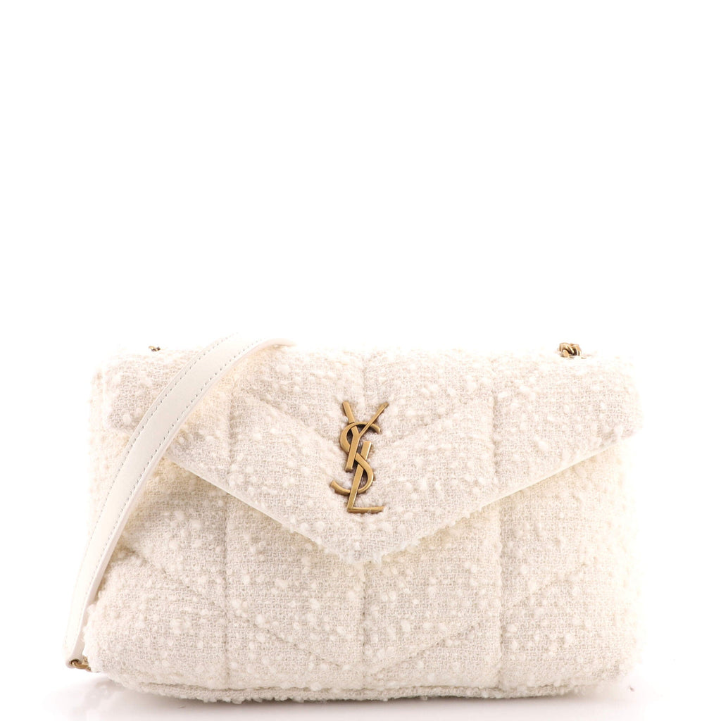 LouLou Puffer Shoulder Bag Quilted Tweed Mini