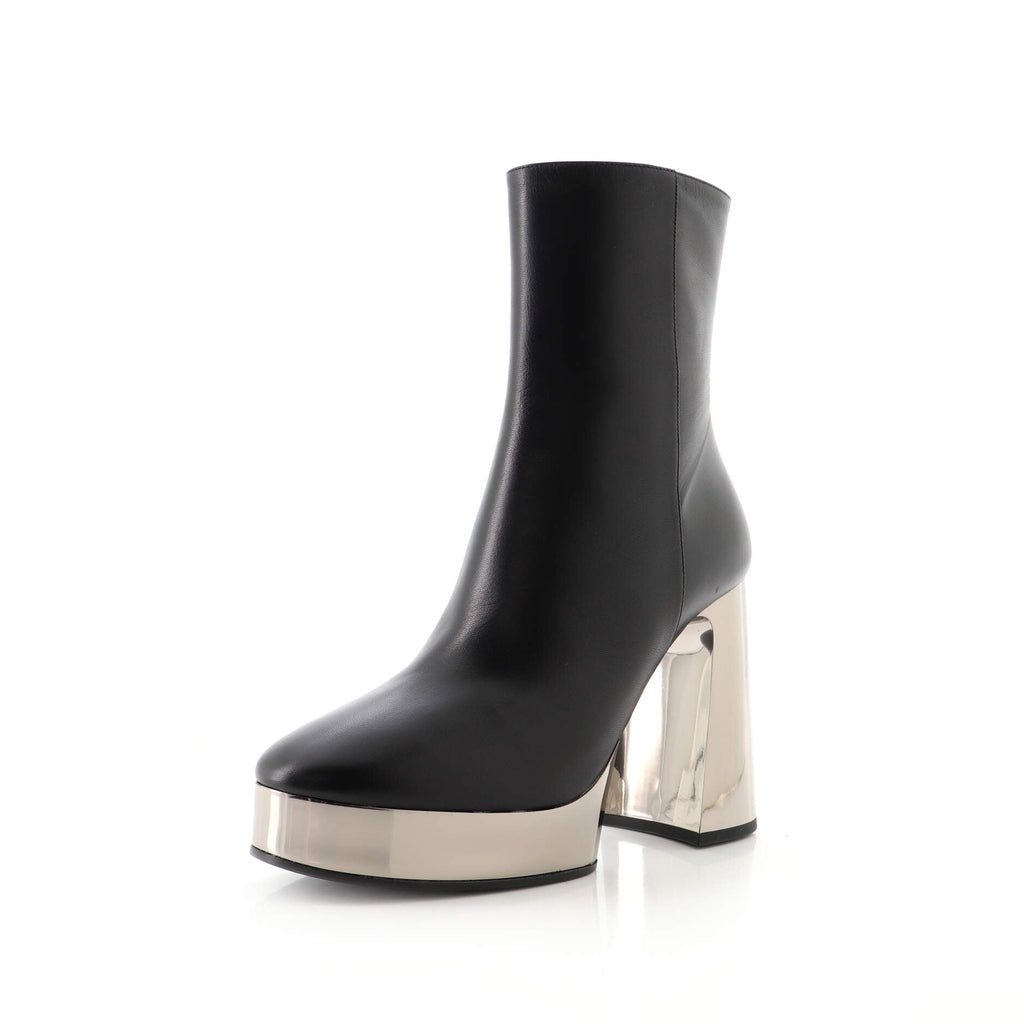 Women's Chrome Ankle Boots Leather