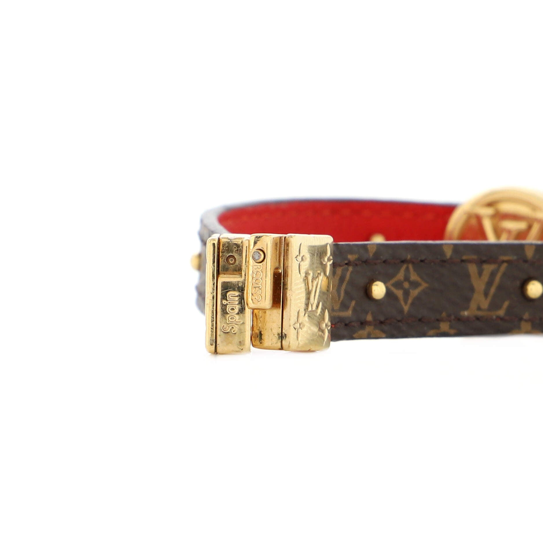 LV Circle Reversible Bracelet Monogram Canvas and Leather