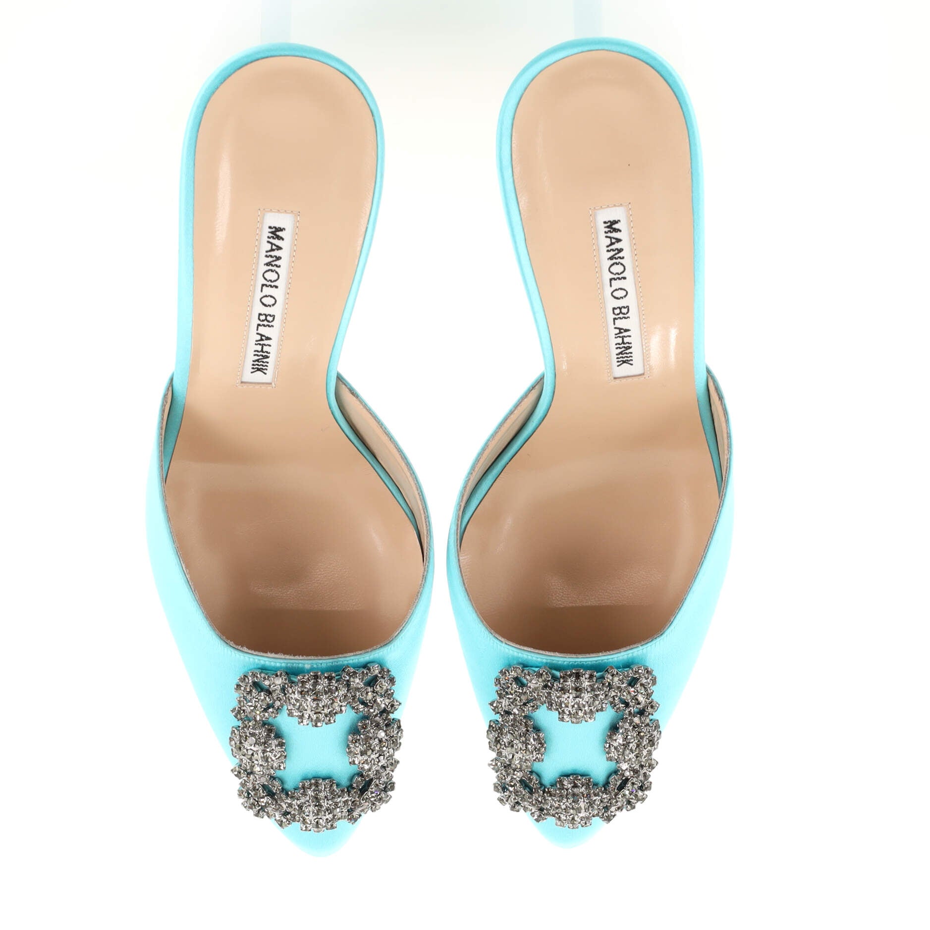 Women's Hangisimu Heeled Mules Satin 70