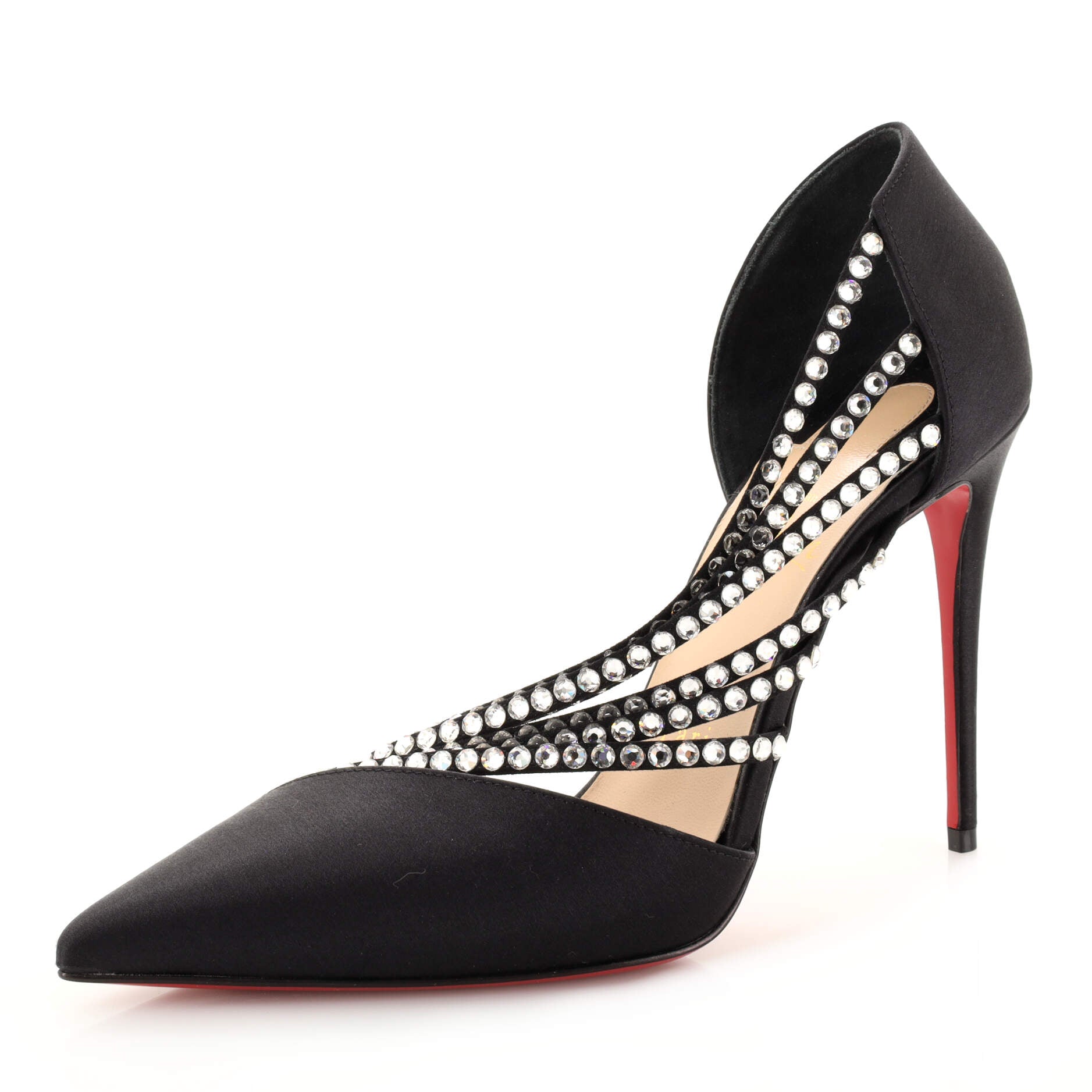 Women's Antinorina Pumps Satin with Crystals 100