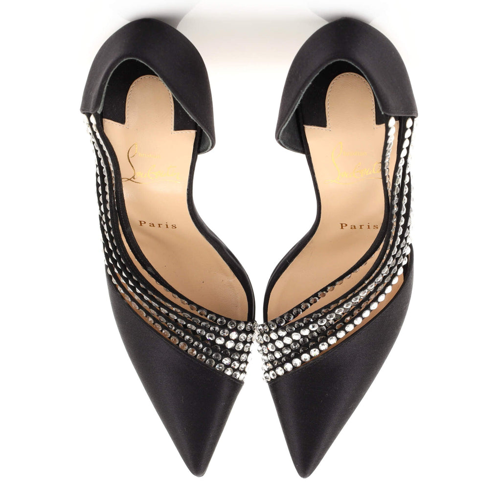 Women's Antinorina Pumps Satin with Crystals 100