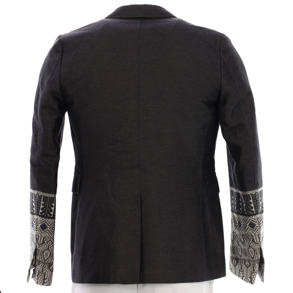 Men's Blazer Embroidered Cotton and Silk