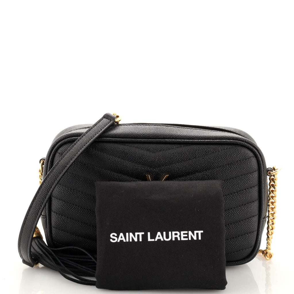 Lou Camera Bag Matelasse Chevron Leather Mini