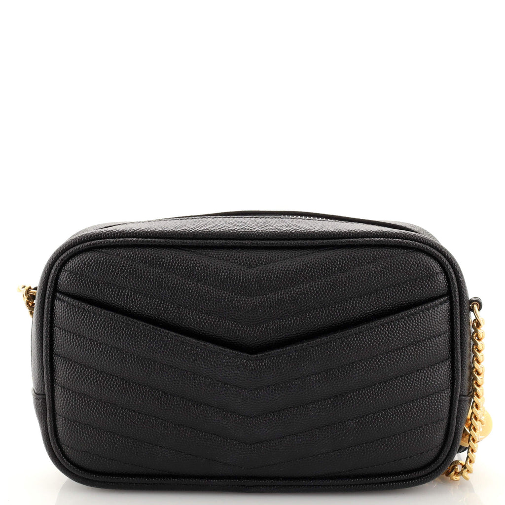 Lou Camera Bag Matelasse Chevron Leather Mini