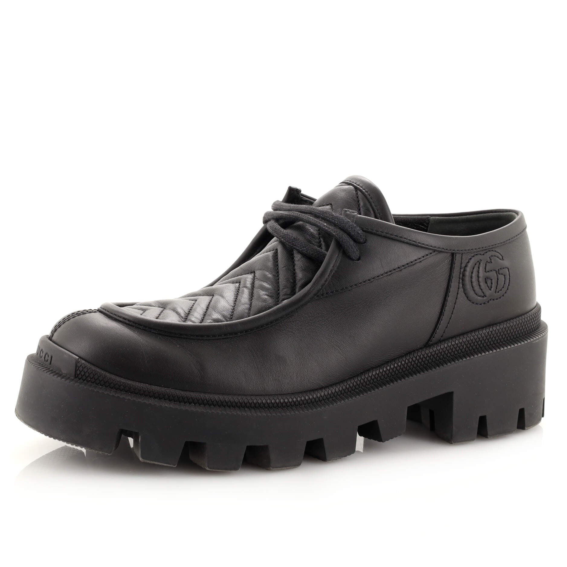 Women's Lace Up Charlotte Loafers Leather