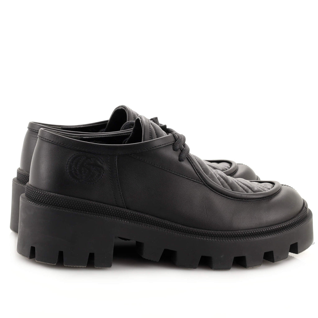 Women's Lace Up Charlotte Loafers Leather