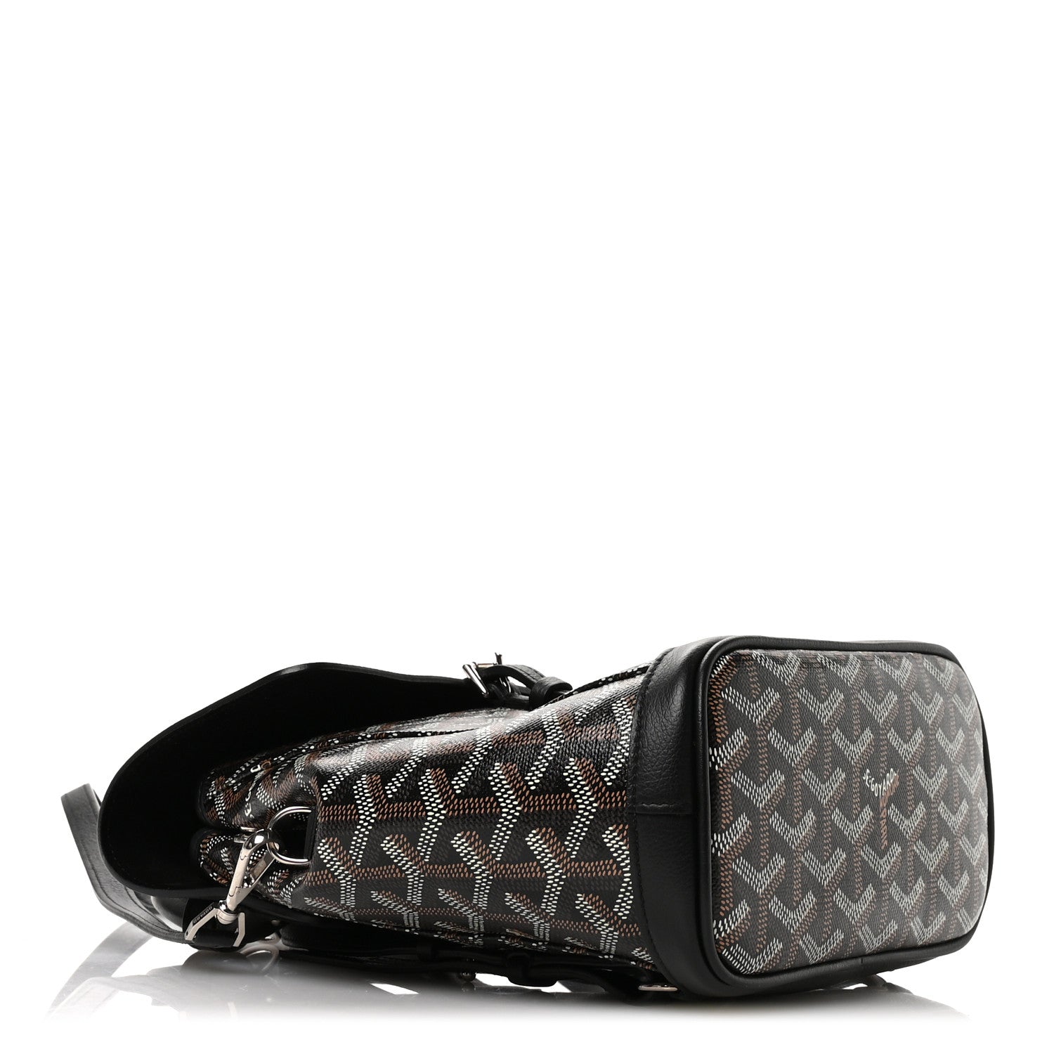 Goyardine Calfskin Mini Alpin Backpack Black
