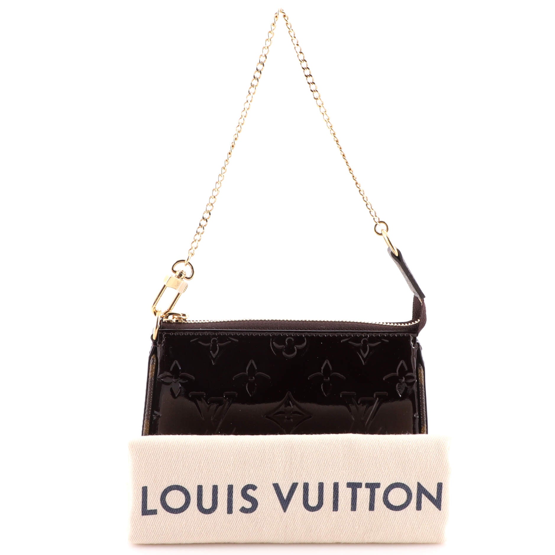 Pochette Accessoires Monogram Vernis with Monogram Canvas Mini