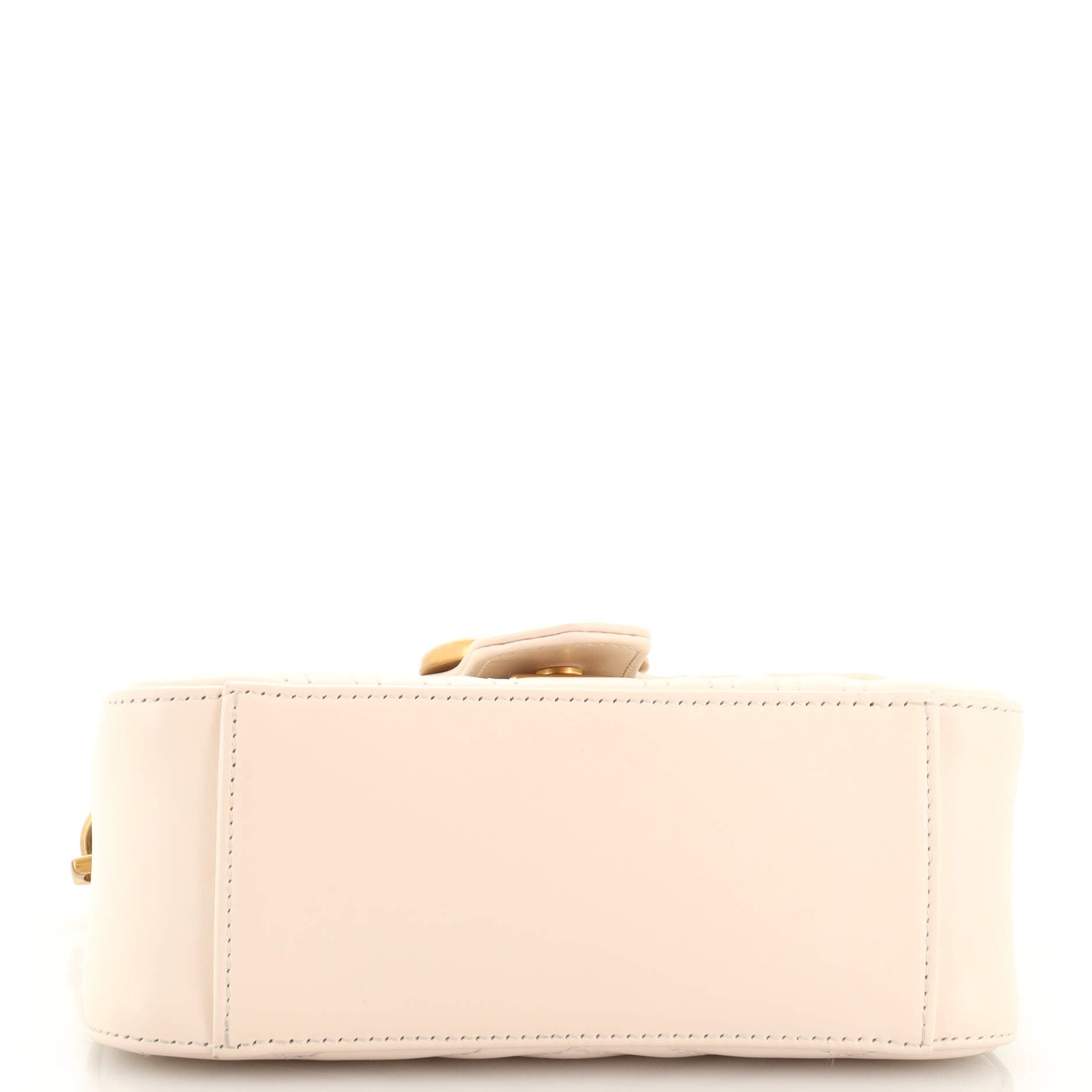 GG Marmont Top Handle Flap Bag Matelasse Leather Mini