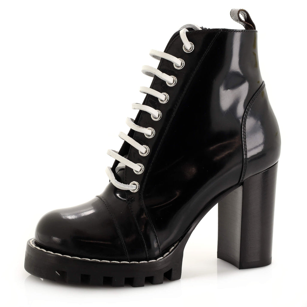 Women's Star Trail Ankle Boots Leather with Monogram Canvas