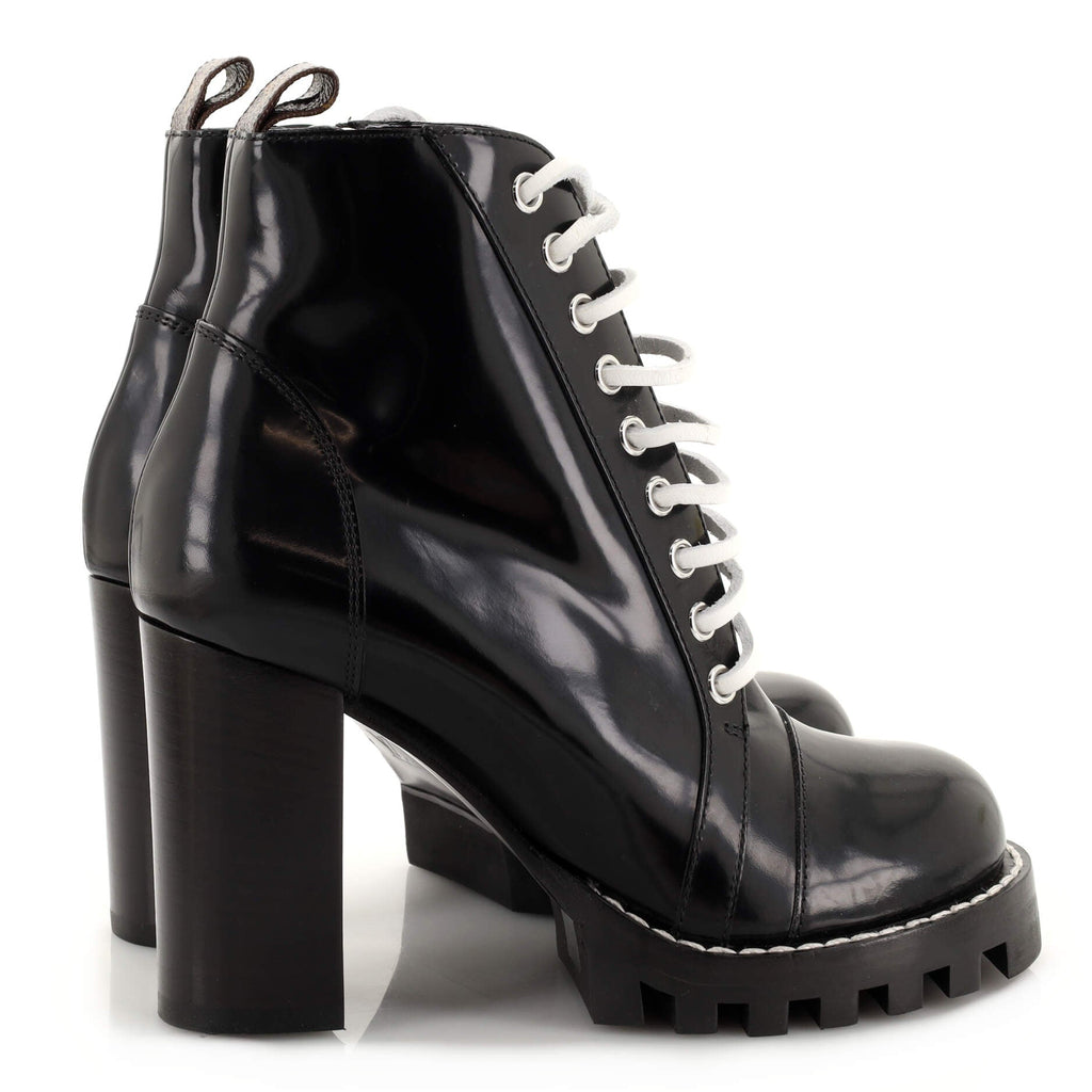 Women's Star Trail Ankle Boots Leather with Monogram Canvas