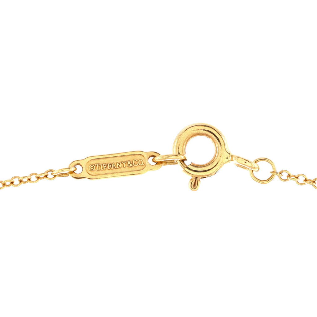 Cross Pendant Necklace 18K Yellow Gold with Diamonds Small