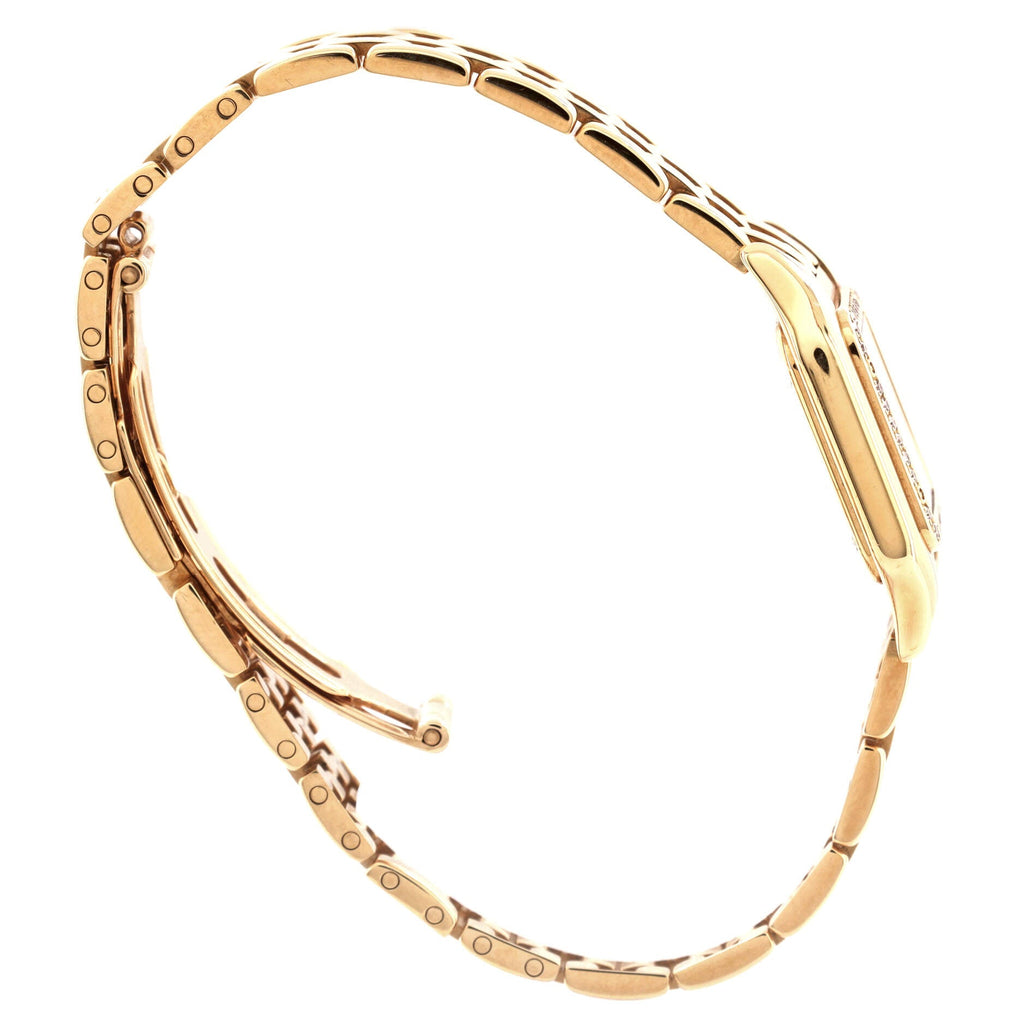 Panthere de Cartier Quartz Watch Yellow Gold with Diamond Bezel 22