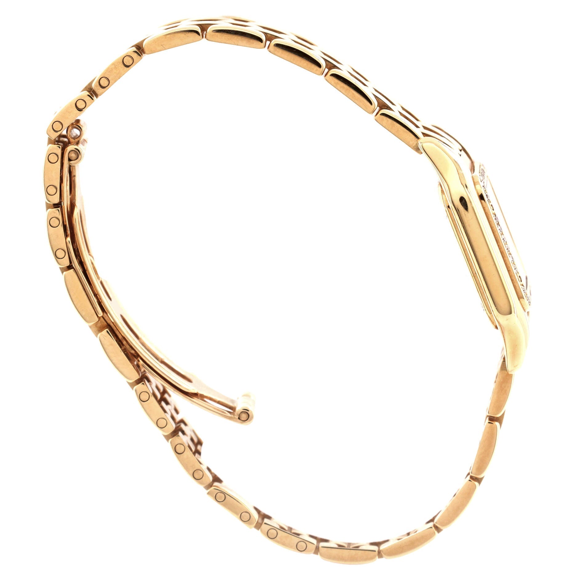 Panthere de Cartier Quartz Watch Yellow Gold with Diamond Bezel 22