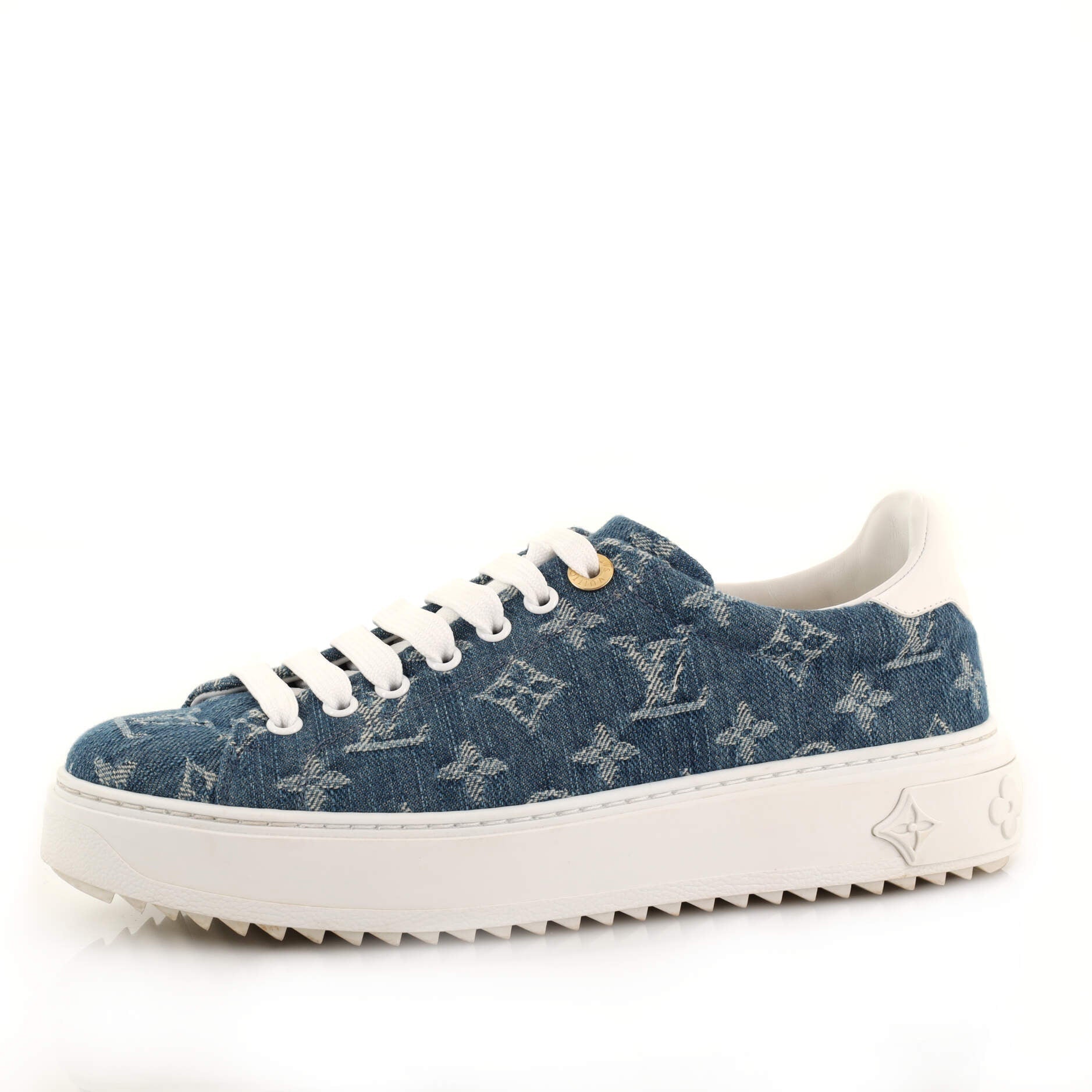 Women's Time Out Sneakers Monogram Denim